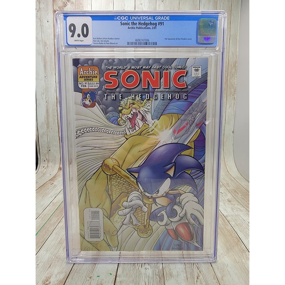 Sonic the Hedgehog issue #91 (2001, Archie Adventure Comics) CGC 9.0